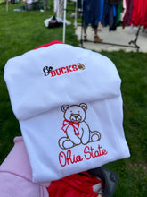 Load image into Gallery viewer, Ohio State Teddy Bear Tank Top or Baby Tee
