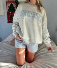 Load image into Gallery viewer, Sunkissed Coconut Varsity Oversized Crewneck
