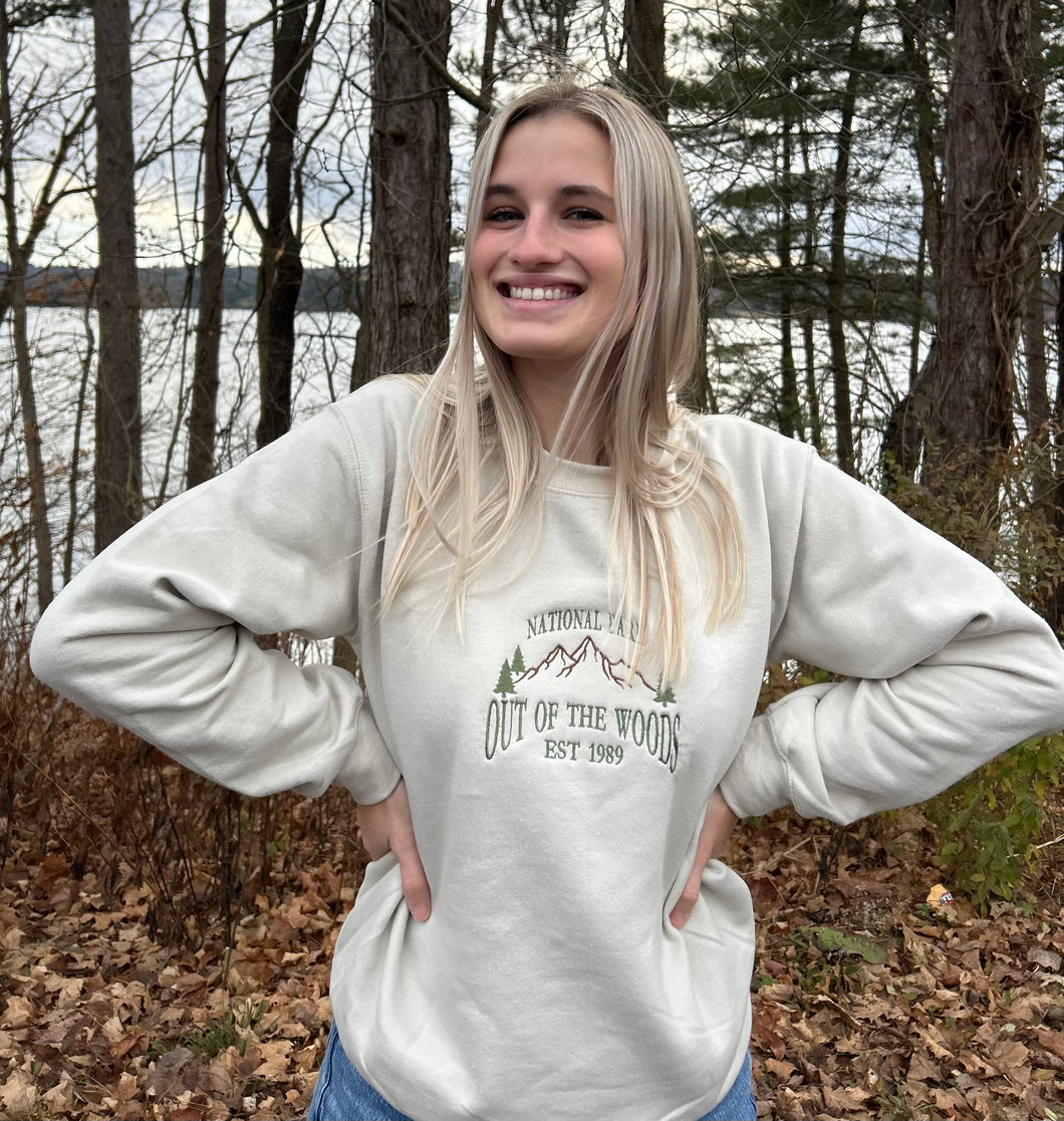 Out of the Woods National Park Crewneck