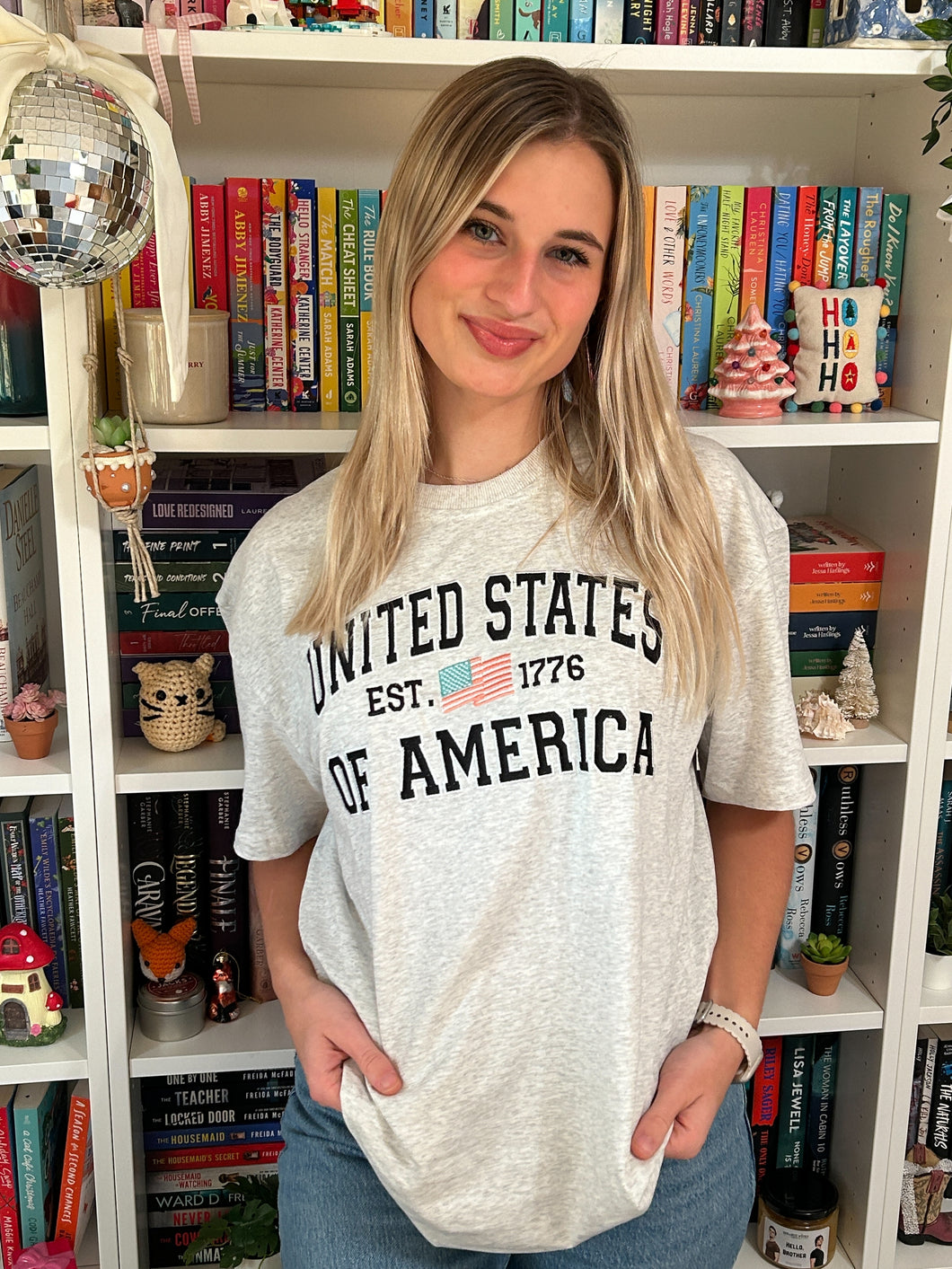 USA Oversized Tee or Crewneck