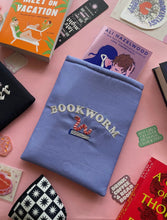 Load image into Gallery viewer, Bookworm Padded Kindle Sleeve
