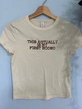 Load image into Gallery viewer, This Actually is my First Rodeo Baby Tee
