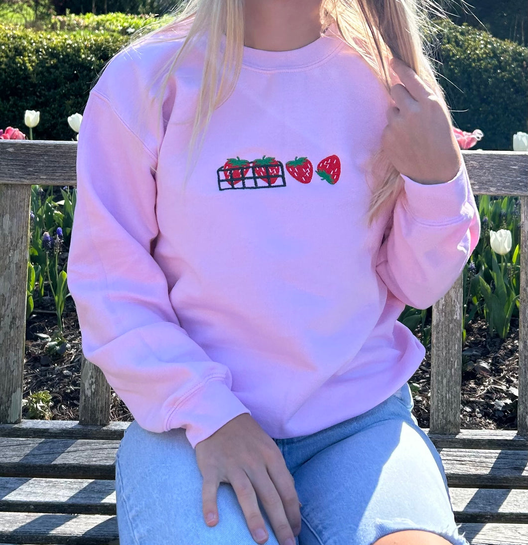 Strawberries Crewneck