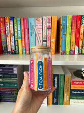 Load image into Gallery viewer, Book Tropes 16 oz Glass Can Cup
