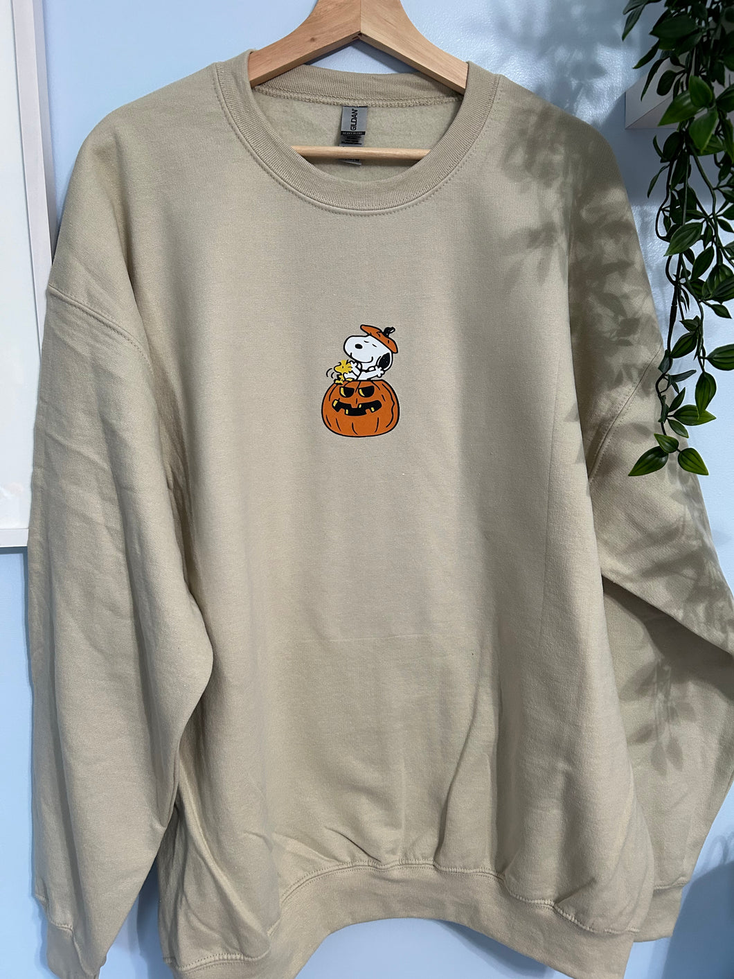 Dog in Pumpkin Printed Crewneck