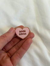 Load image into Gallery viewer, Pre order: Book Lover Enamel Pin
