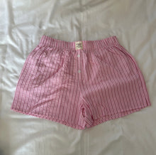 Load image into Gallery viewer, Pink Striped Boxer Shorts
