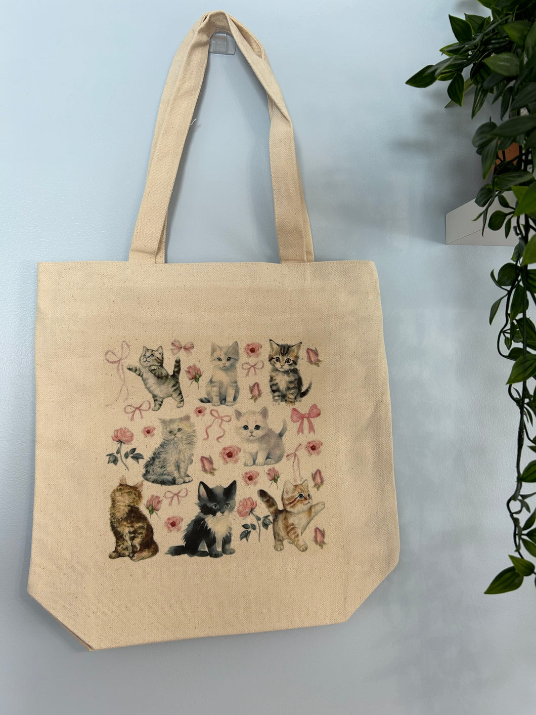 Coquette Kitties Tote Bag