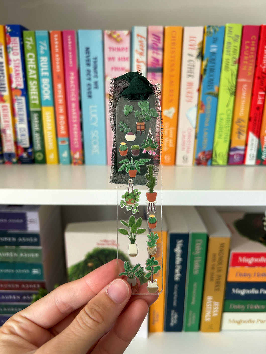 Plant Pots Acrylic Bookmark