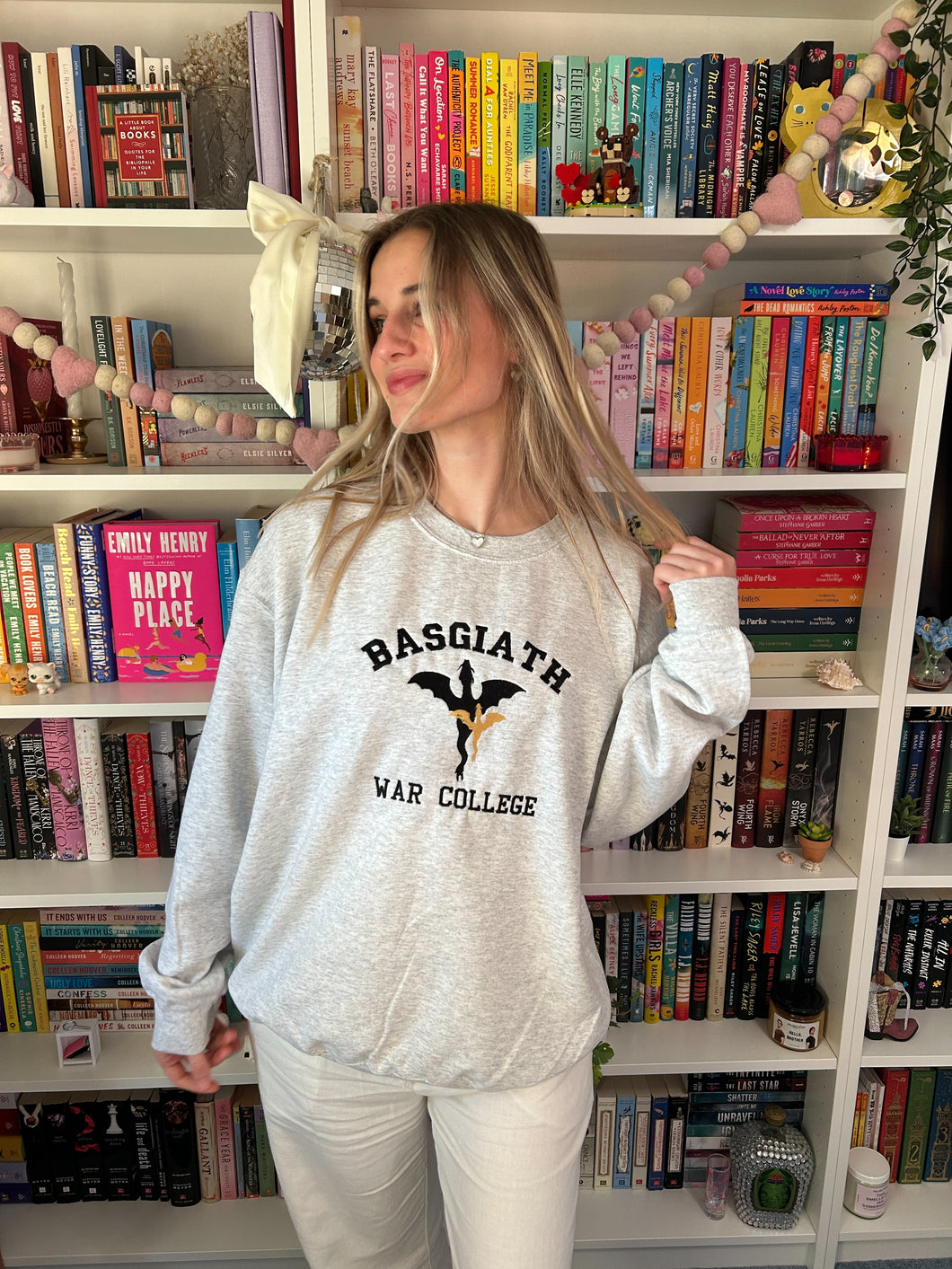 Basgiath War College Embroidered Crewneck