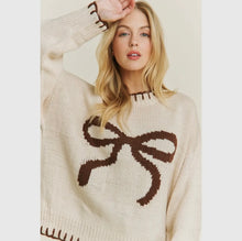 Load image into Gallery viewer, Bow Knit Sweater
