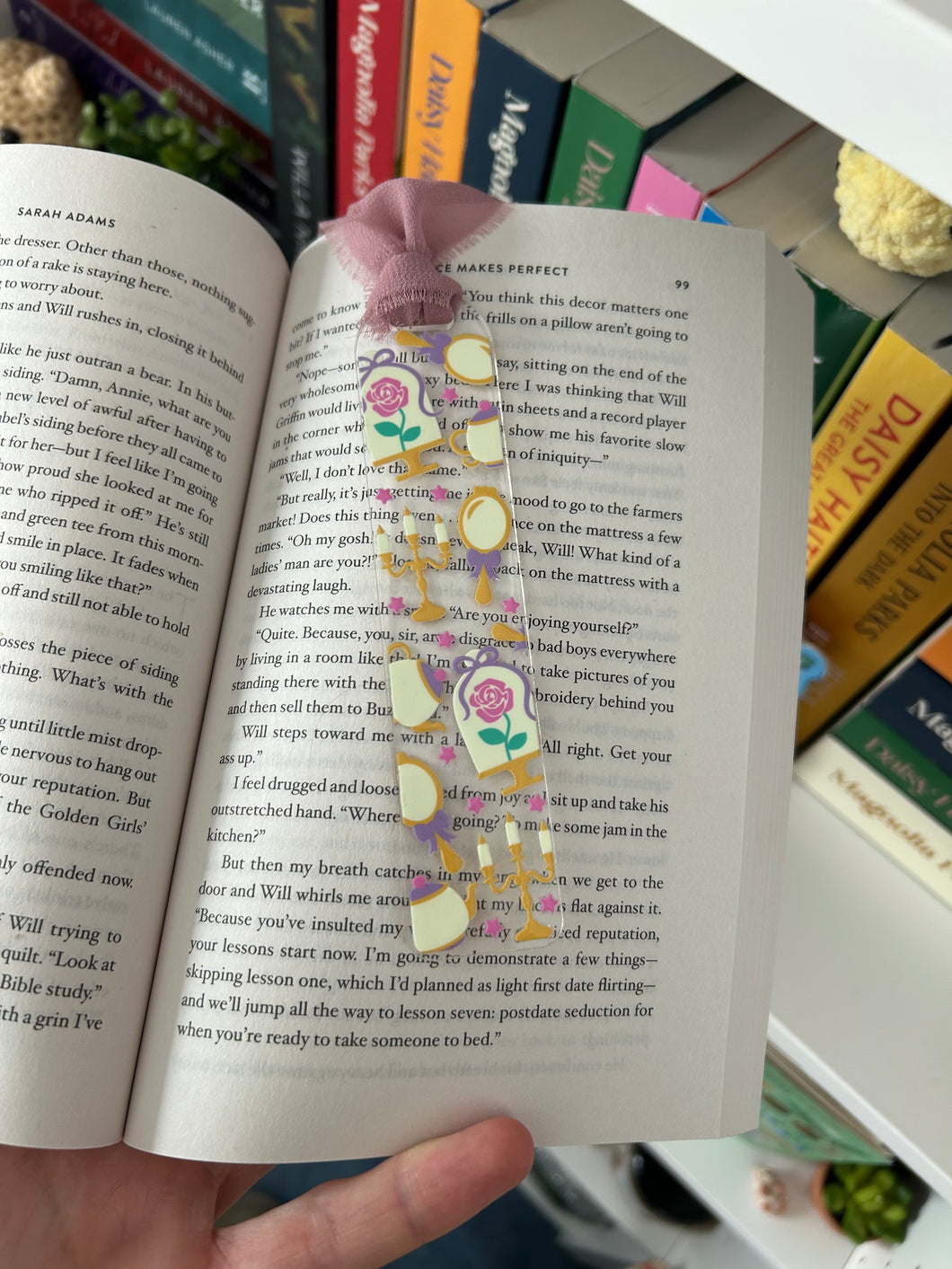 Belle Acrylic Bookmark