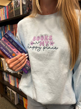 Load image into Gallery viewer, Books are my Happy Place Luxe Crewneck
