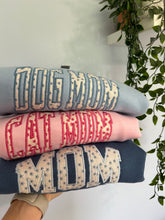 Load image into Gallery viewer, “Dog Mom” Appliqué Crewneck
