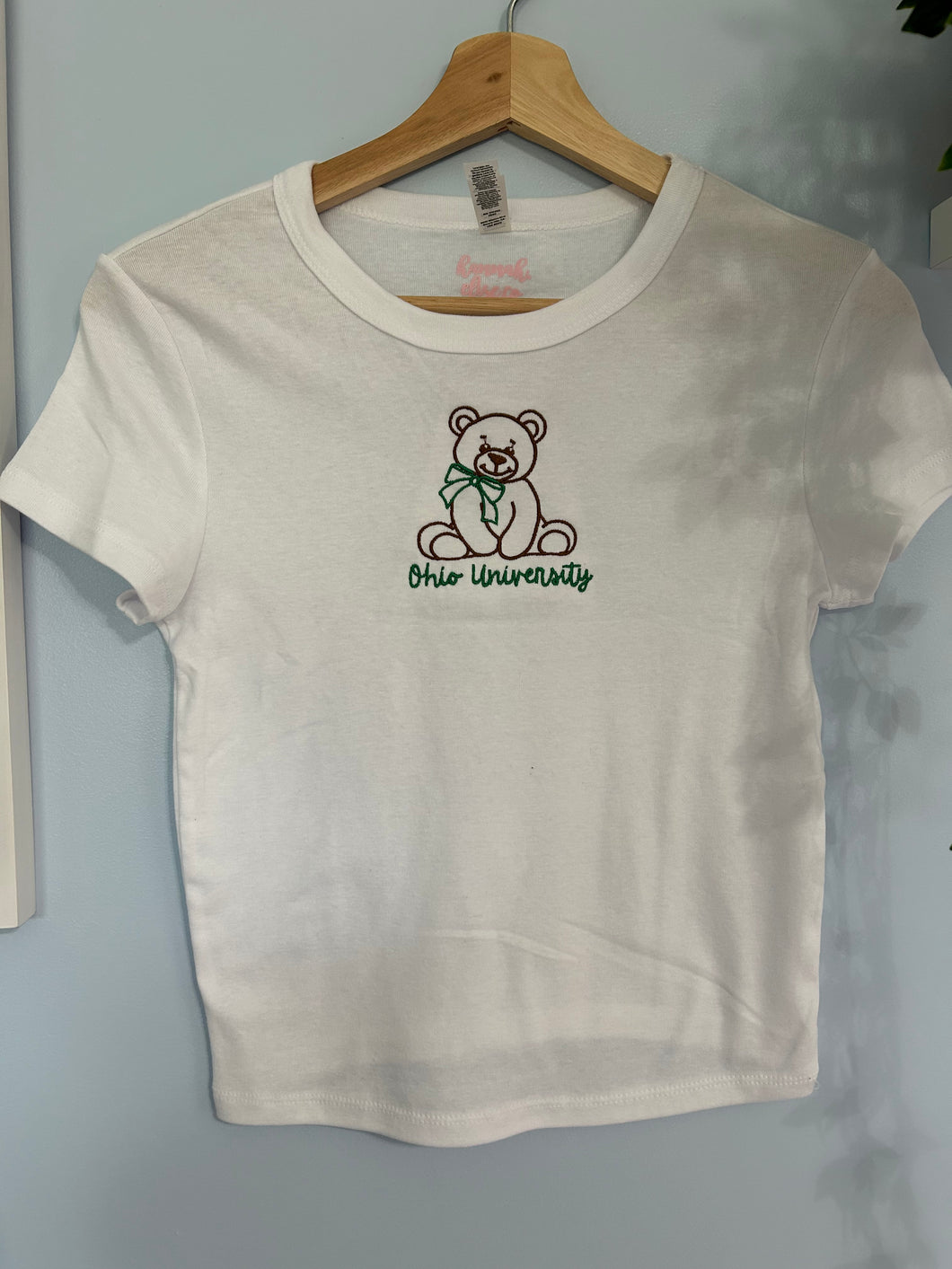 Ohio University Tedder Bear Baby Tee