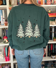 Load image into Gallery viewer, Oversized Green Christmas Tree Crewneck: size large
