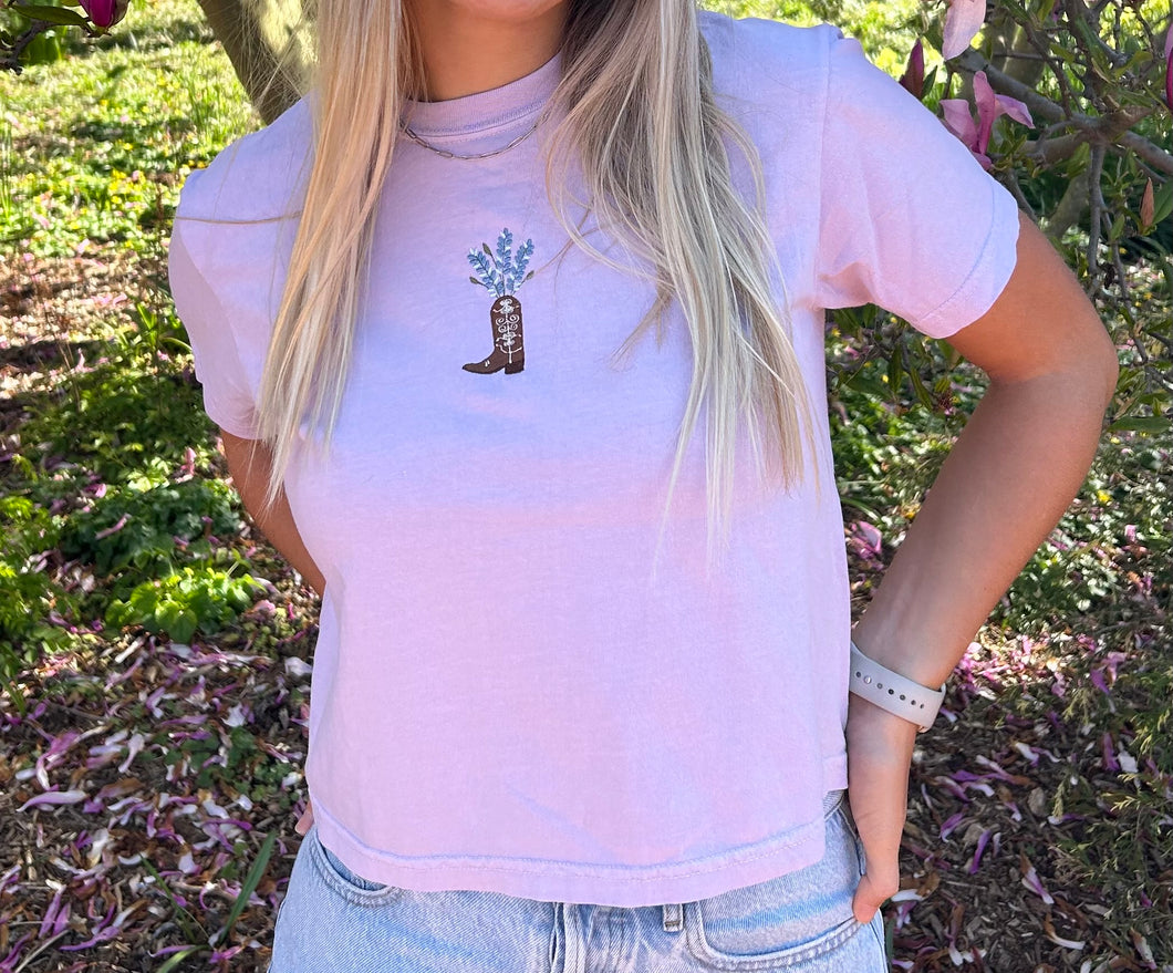 Cowboy Boot Boxy Tee