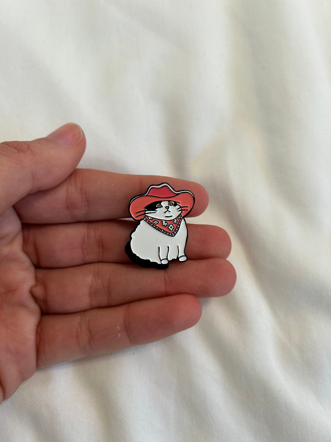 Cowgirl Kitty Enamel Pin