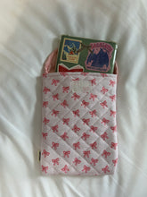 Load image into Gallery viewer, Pink Coquette Bows Quilted Kindle Sleeve
