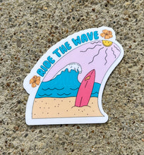 Load image into Gallery viewer, Ride the Wave Sticker
