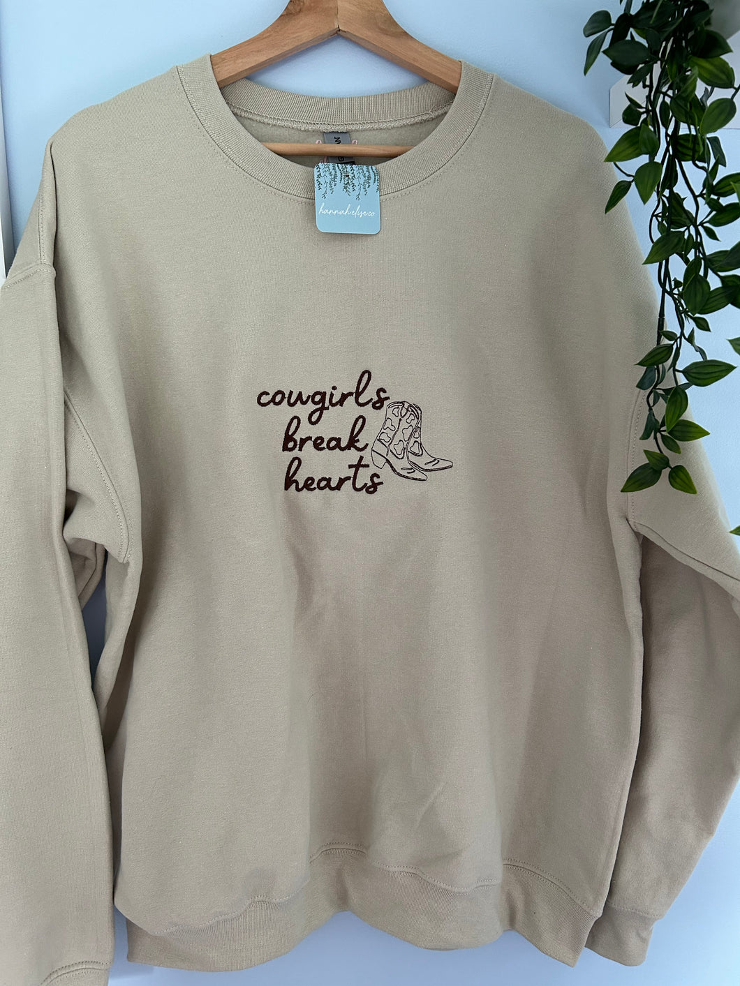 Cowgirls Break Hearts Crewneck