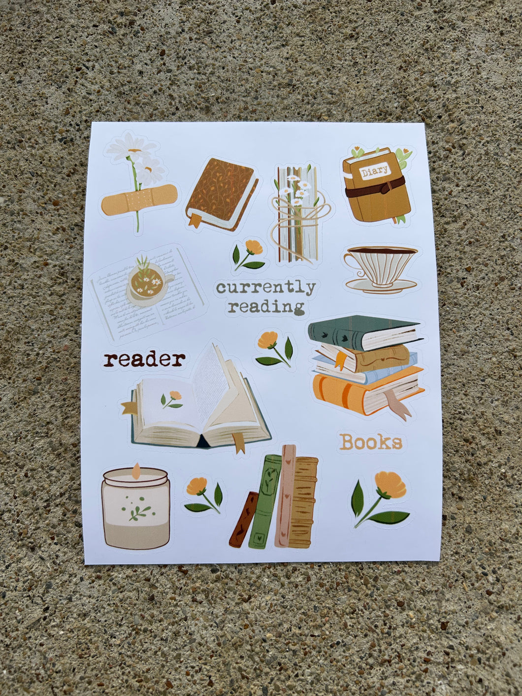 “Reader” Sticker Sheet