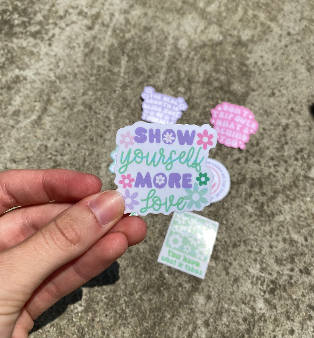 Show Yourself More Love Sticker