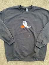 Load image into Gallery viewer, Trick or Treat Ghost Crewneck
