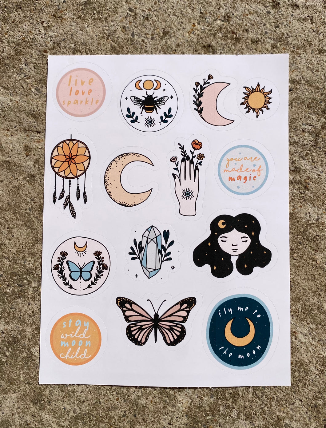 Celestial Sticker Sheet