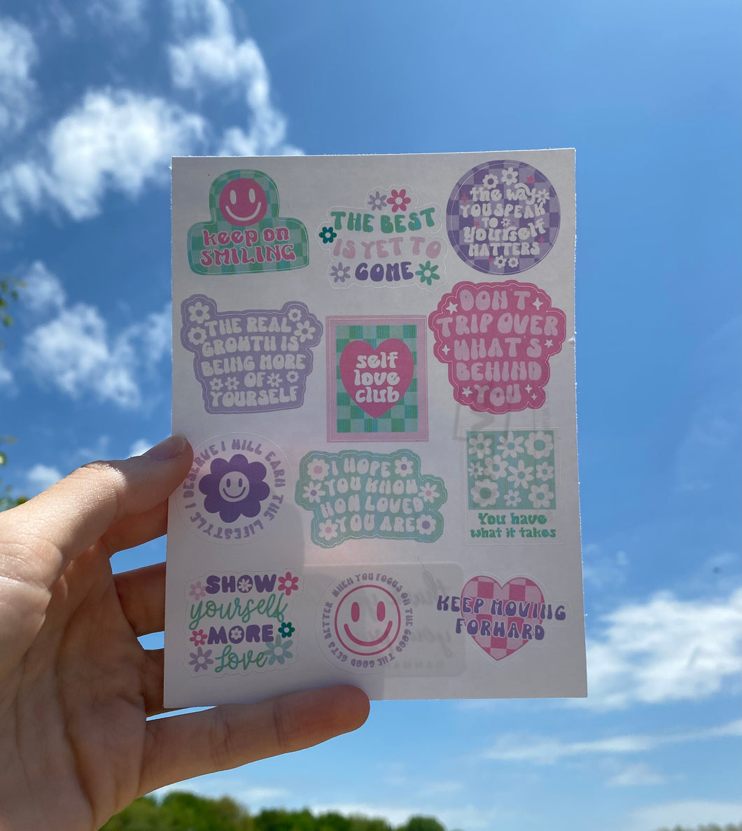 Positivity Sticker Sheet