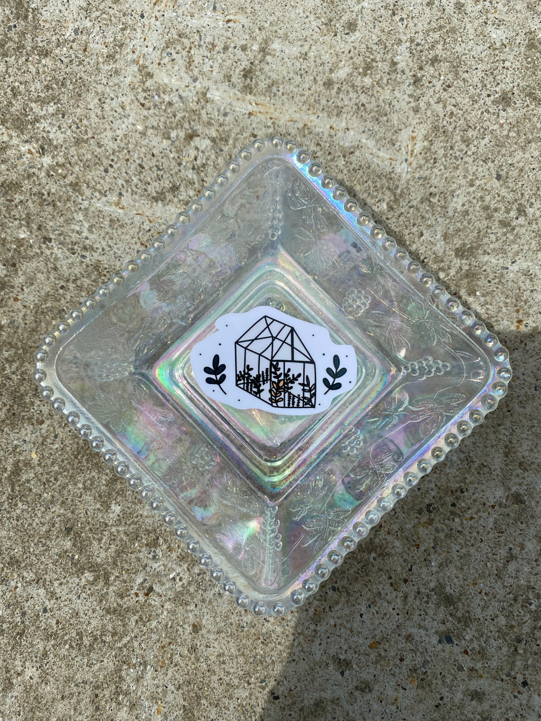 Glass Greenhouse Sticker