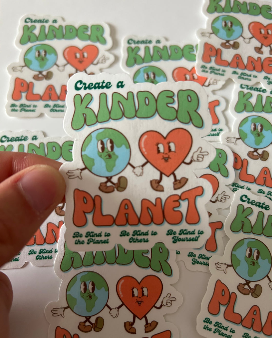 Create a Kinder Planet Sticker