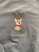 Load image into Gallery viewer, Merry Christmas Corgi Crewneck
