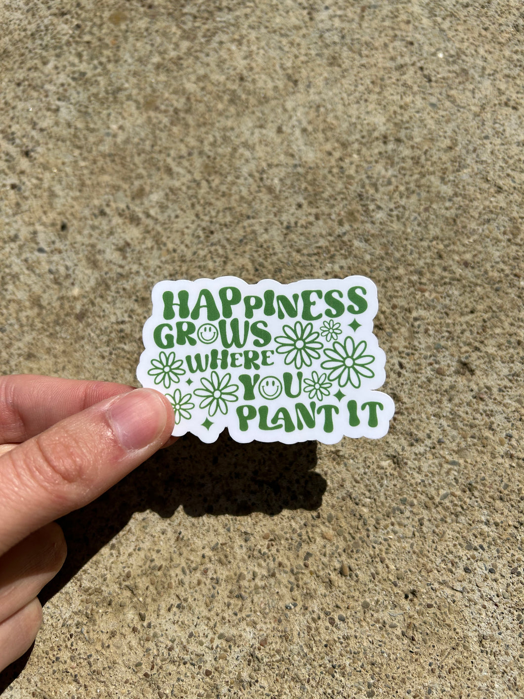 Happiness Grows Sticker