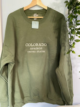 Load image into Gallery viewer, Colorado Springs Spellout Crewneck
