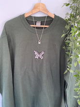 Load image into Gallery viewer, Butterfly Cow Print Crewneck
