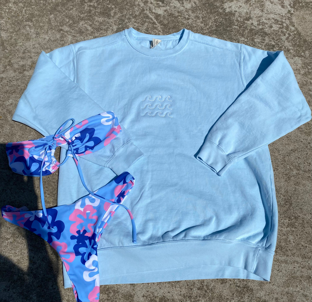 Waves Luxe Crewneck