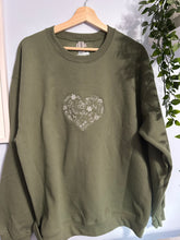 Load image into Gallery viewer, Christmas Heart Crewneck
