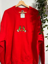 Load image into Gallery viewer, Grinch Heart Crewneck
