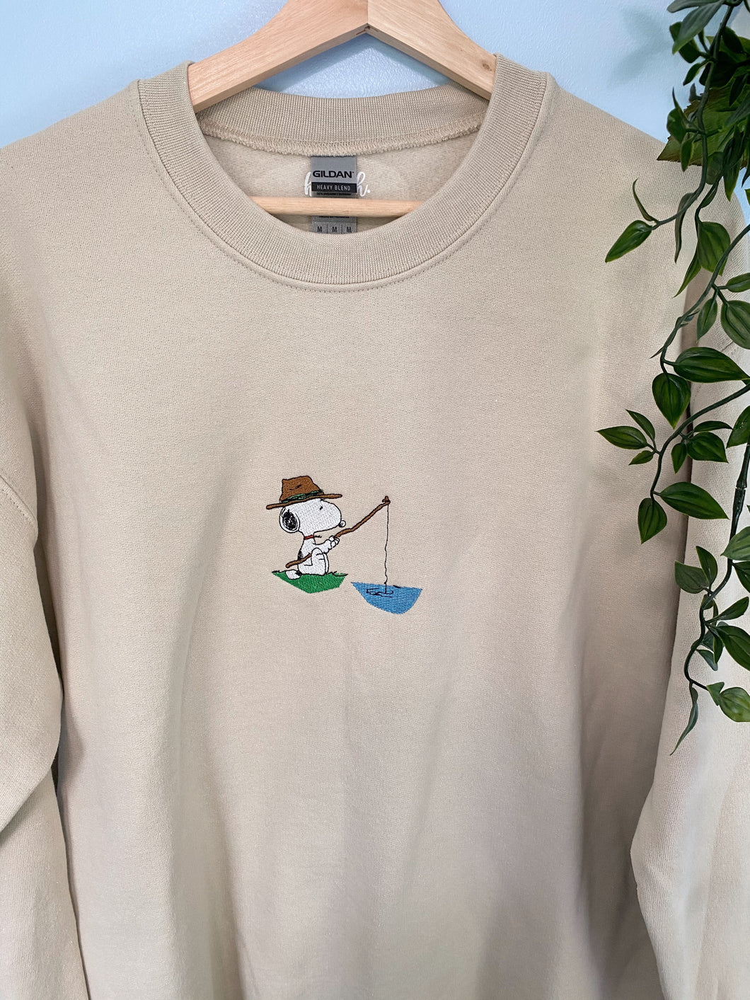 Dog Fishing Crewneck