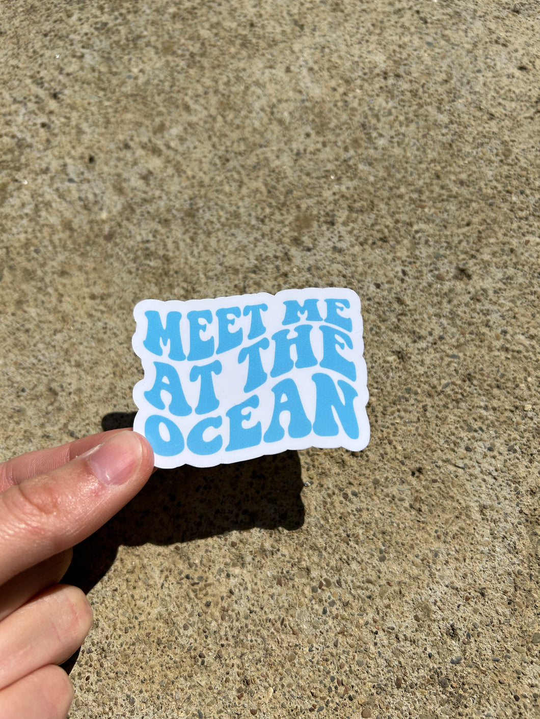 Meet at the Ocean Sticker