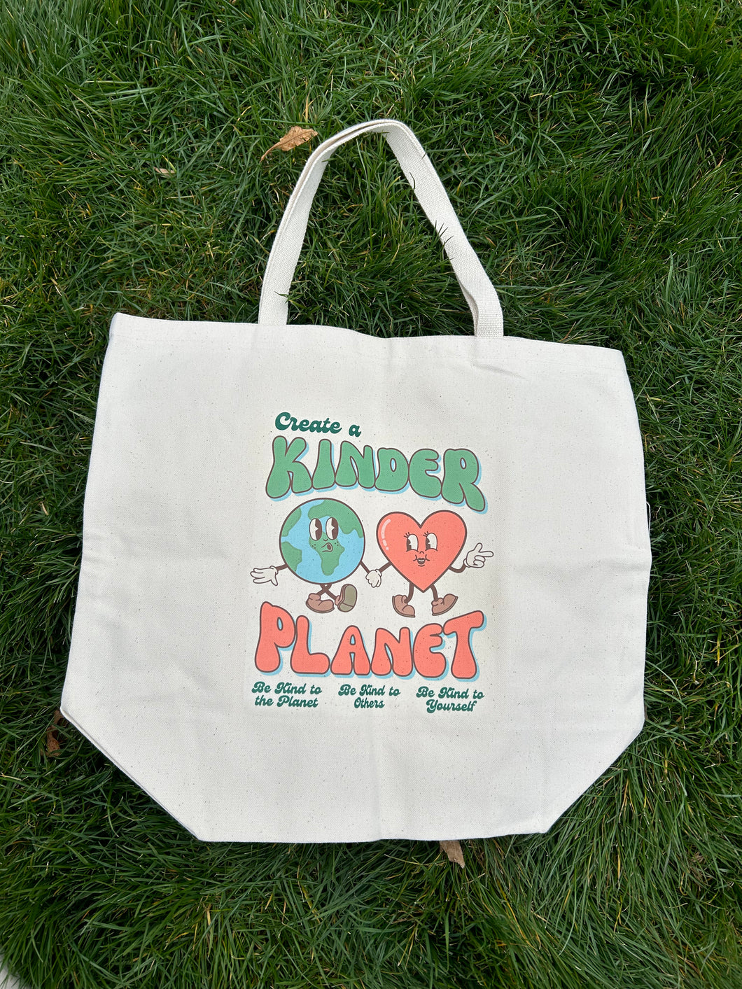 Jumbo Create a Kinder Planet Tote Bag