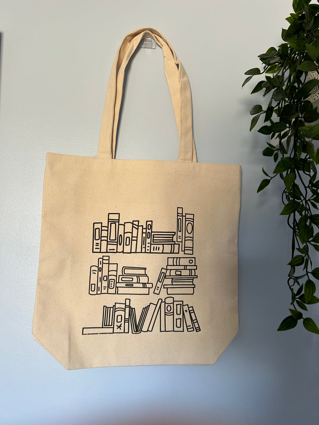 Bookshelf Tote Bag