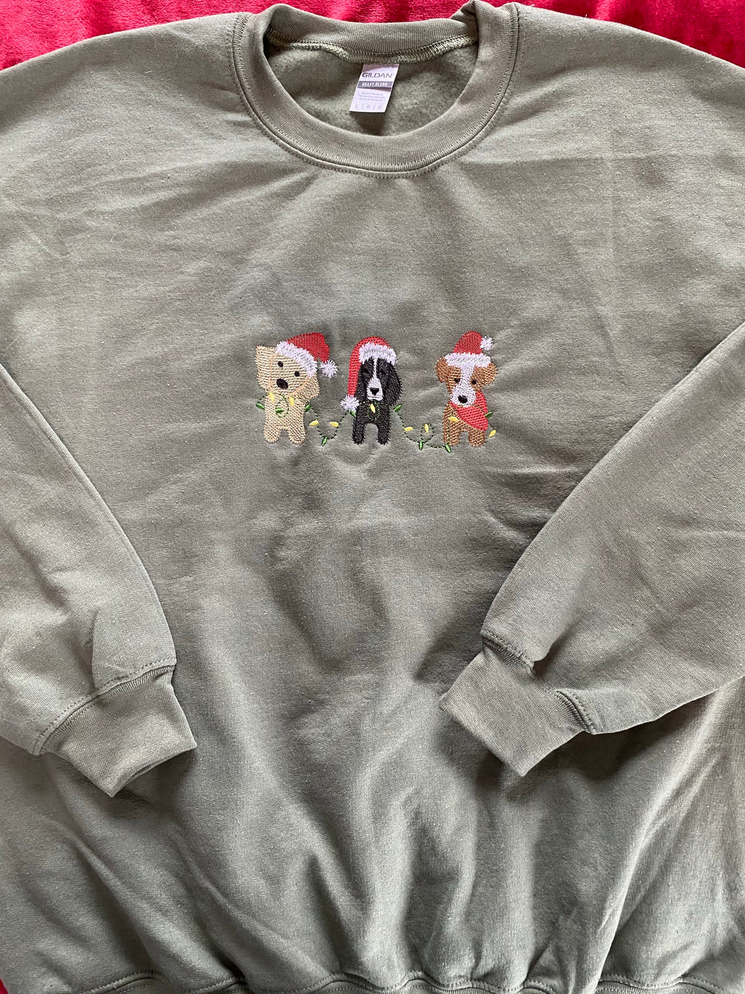 Winter Puppy Trio Crewneck