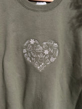 Load image into Gallery viewer, Christmas Heart Crewneck
